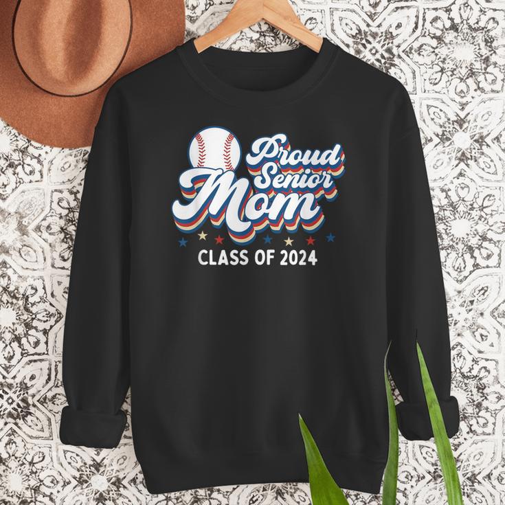 Proud Senior Mom Class Of 2024 Baseball Mom Graduate School Women Crewneck Sweatshirt Proud Senior Mom Class Of 2024 Baseball Mom Graduate School Women Crewneck Sweatshirt