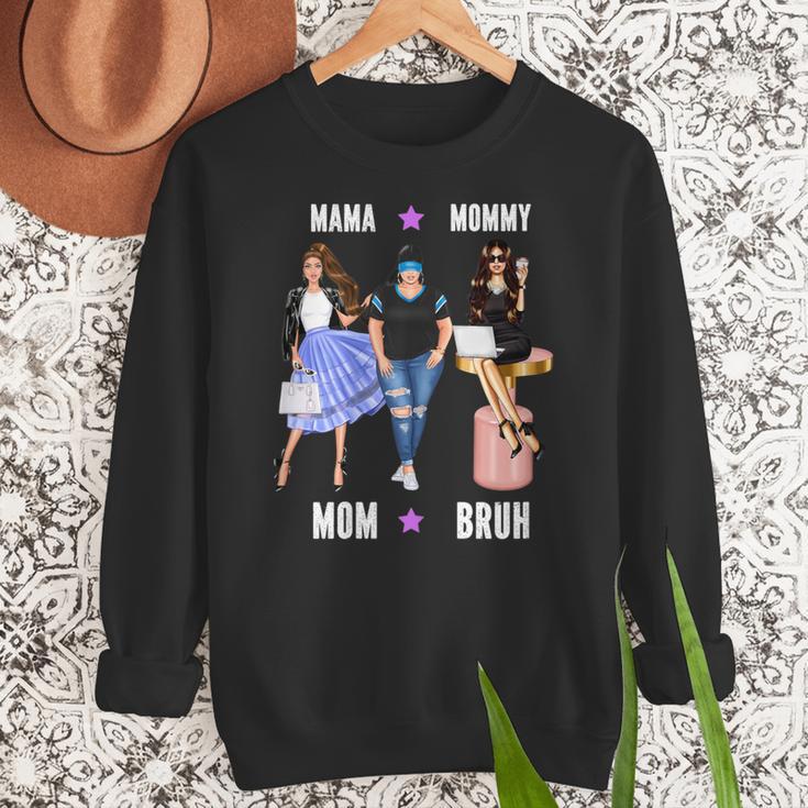 Sassy Baseball Mom Sassy Classy Elegant Women Crewneck Sweatshirt