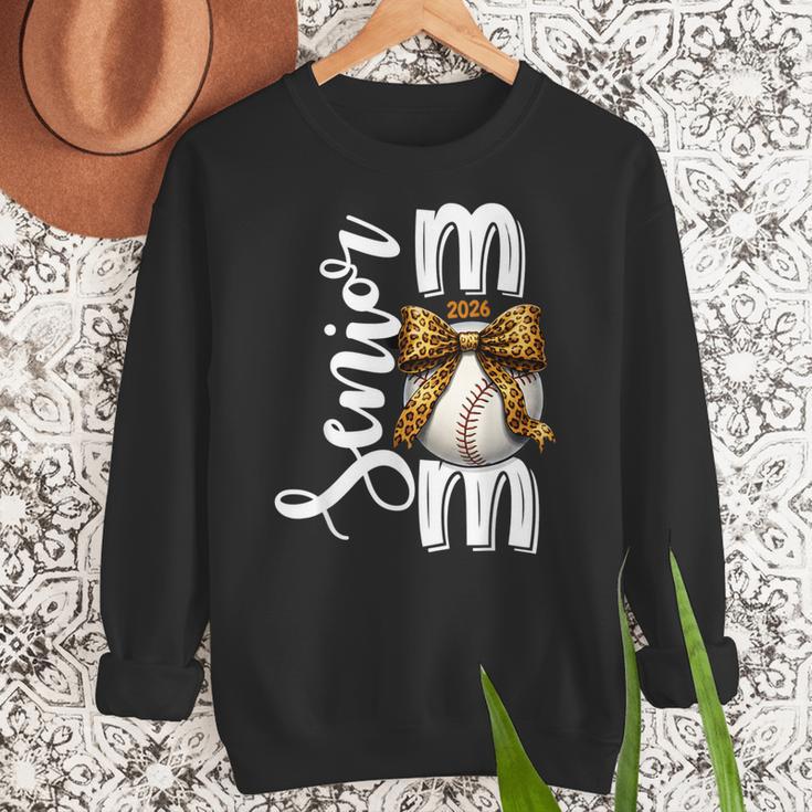 Senior Baseball Mom Class Of 2026 Player Graduation Grad Women Crewneck Sweatshirt Senior Baseball Mom Class Of 2026 Player Graduation Grad Women Crewneck Sweatshirt