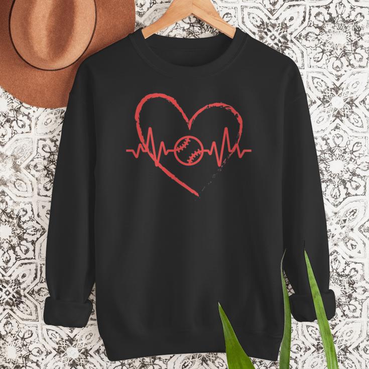 I Am Somebody's Loudmouth Baseball Mama Baseball Mom Women Crewneck Sweatshirt