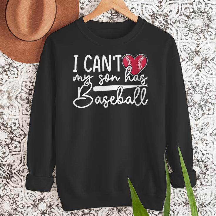 My Son Has Baseball Sports Player Baseball Mom Women Women Crewneck Sweatshirt My Son Has Baseball Sports Player Baseball Mom Women Women Crewneck Sweatshirt