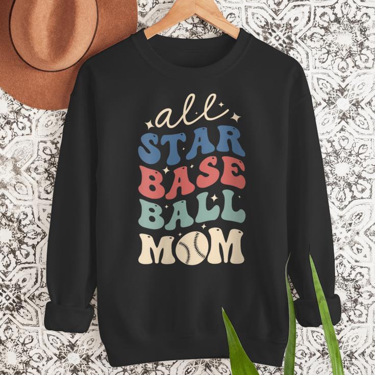 All Star Baseball Mom Women Crewneck Sweatshirt All Star Baseball Mom Women Crewneck Sweatshirt