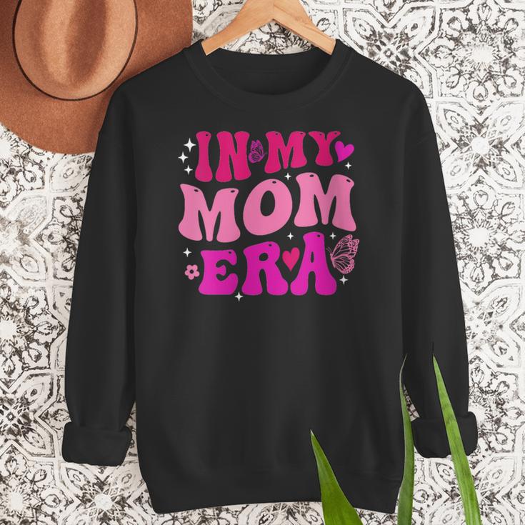 In My T-Ball Mom Era Leopard Baseball Mom Groovy Women Crewneck Sweatshirt In My T-Ball Mom Era Leopard Baseball Mom Groovy Women Crewneck Sweatshirt