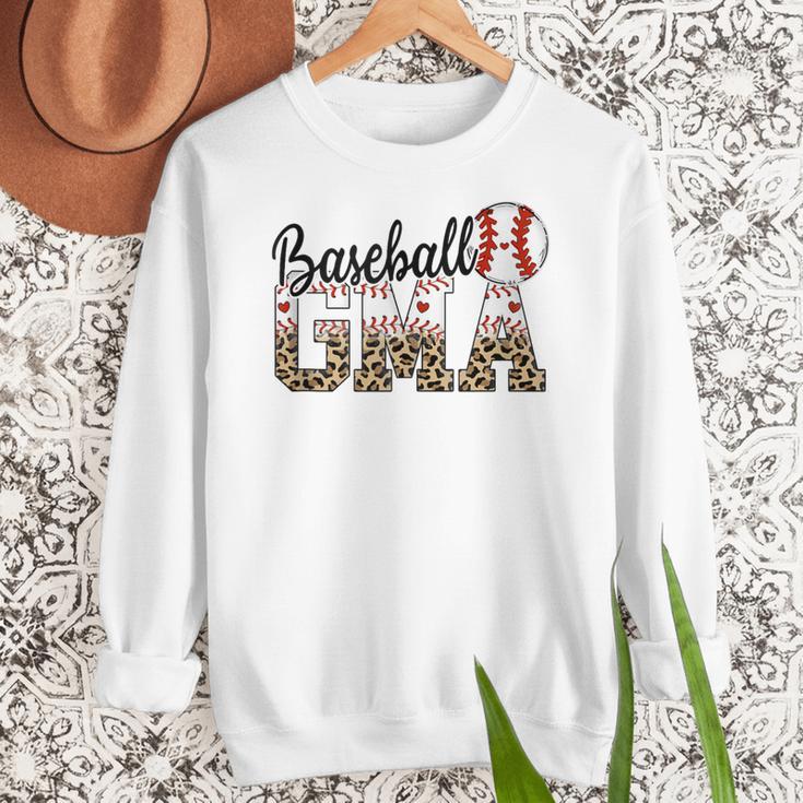 Baseball Gma Women BallPark Gma Baseball Mom Mother's Day Women Crewneck Sweatshirt Baseball Gma Women BallPark Gma Baseball Mom Mother's Day Women Crewneck Sweatshirt
