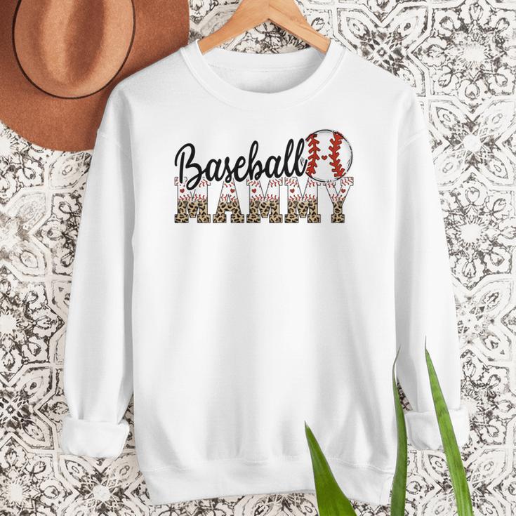 Baseball Mammy Women BallPark Mammy Baseball Mom Women Crewneck Sweatshirt