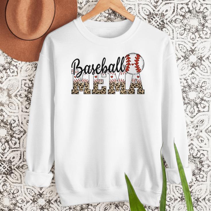 Baseball Mema Women BallPark Mema Baseball Mom Mother's Day Women Crewneck Sweatshirt Baseball Mema Women BallPark Mema Baseball Mom Mother's Day Women Crewneck Sweatshirt