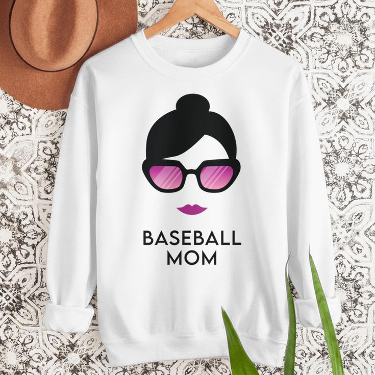 Baseball Mom Activity Mom Women Crewneck Sweatshirt