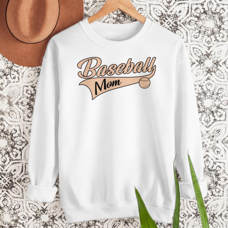 Baseball Mom Best Mama Cute Throwback Classic Women Crewneck Sweatshirt Baseball Mom Best Mama Cute Throwback Classic Women Crewneck Sweatshirt
