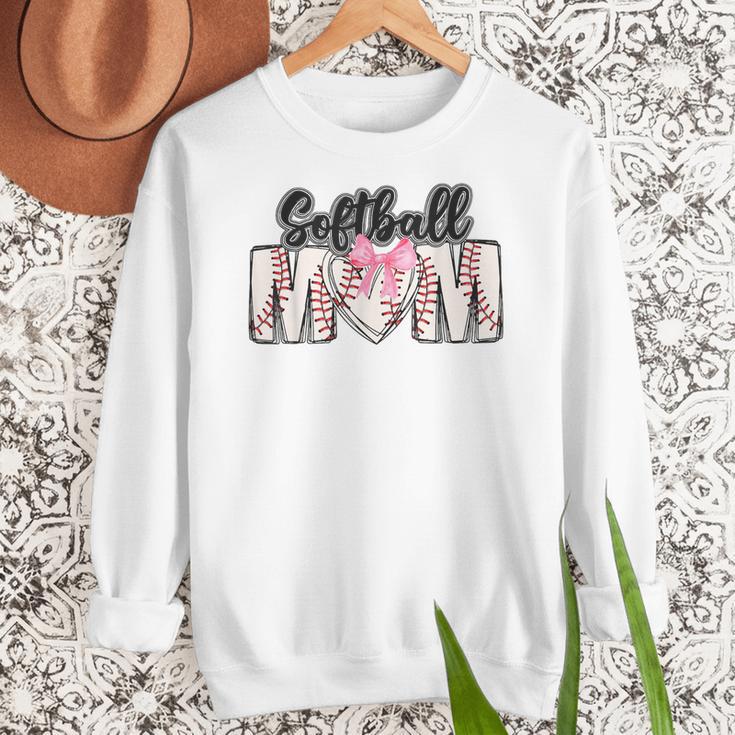 Baseball Mom Coquette Women Girls Baseball Mama Women Crewneck Sweatshirt Baseball Mom Coquette Women Girls Baseball Mama Women Crewneck Sweatshirt