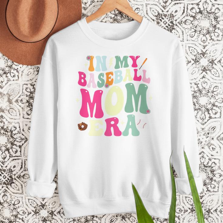 In My Baseball Mom Era Baseball Mama Premium Women Crewneck Sweatshirt In My Baseball Mom Era Baseball Mama Premium Women Crewneck Sweatshirt