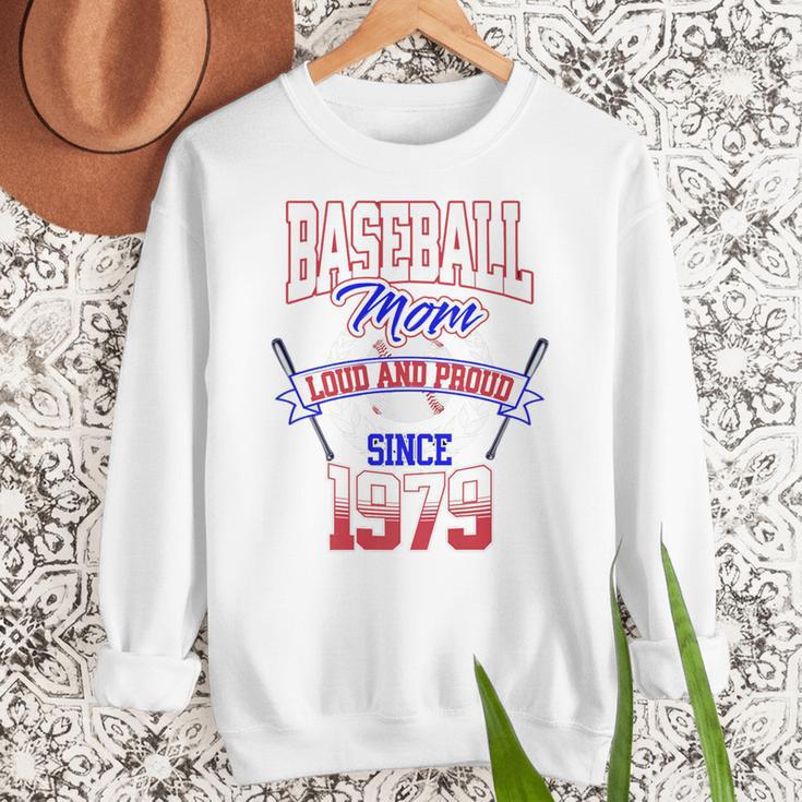 Baseball Mom Loud & Proud Since 1979 Premium Women Crewneck Sweatshirt Baseball Mom Loud & Proud Since 1979 Premium Women Crewneck Sweatshirt