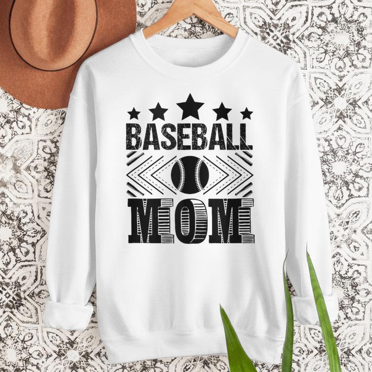 Baseball Mom Baseball Lover Mom Women Crewneck Sweatshirt