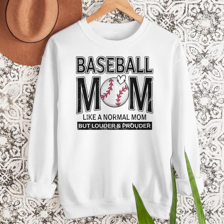 Baseball Mom Not Like a Normal Mom Baseball Mama Women Crewneck Sweatshirt Baseball Mom Not Like a Normal Mom Baseball Mama Women Crewneck Sweatshirt