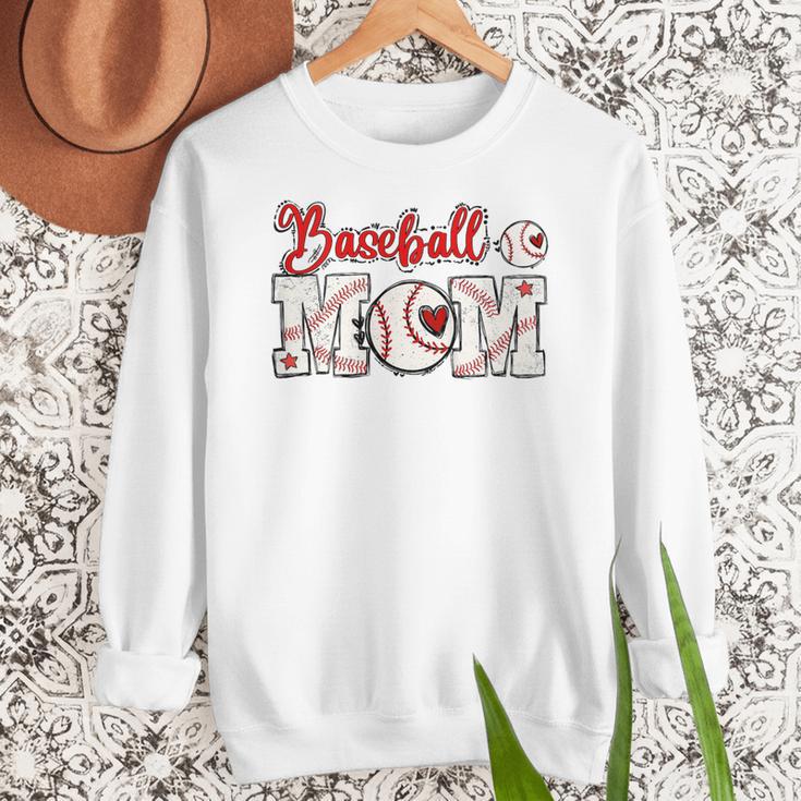Baseball Mom Sports Women Crewneck Sweatshirt Baseball Mom Sports Women Crewneck Sweatshirt