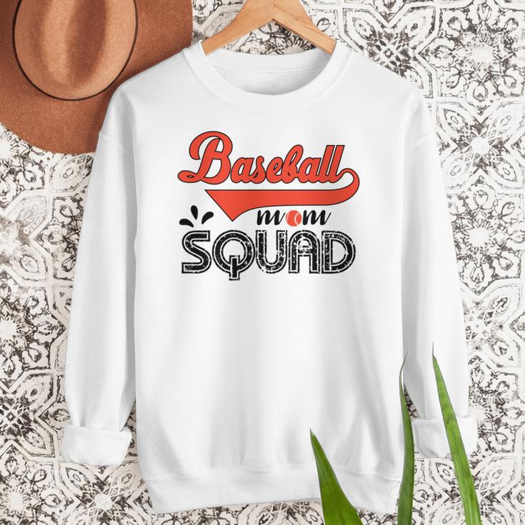 Baseball Mom Squad For Baseball Mom Women Crewneck Sweatshirt