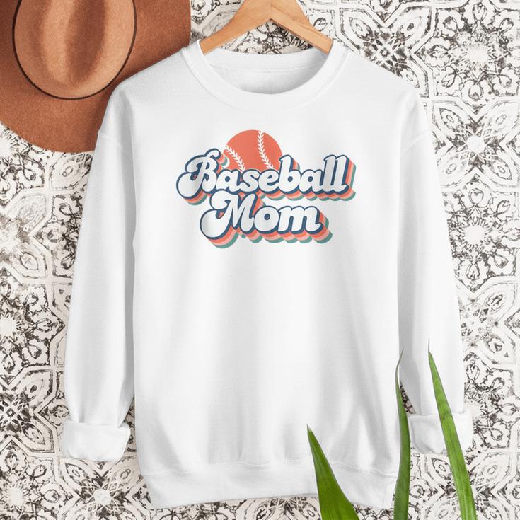 Baseball Mom And Sweet For Moms Vintage Font Women Crewneck Sweatshirt Baseball Mom And Sweet For Moms Vintage Font Women Crewneck Sweatshirt