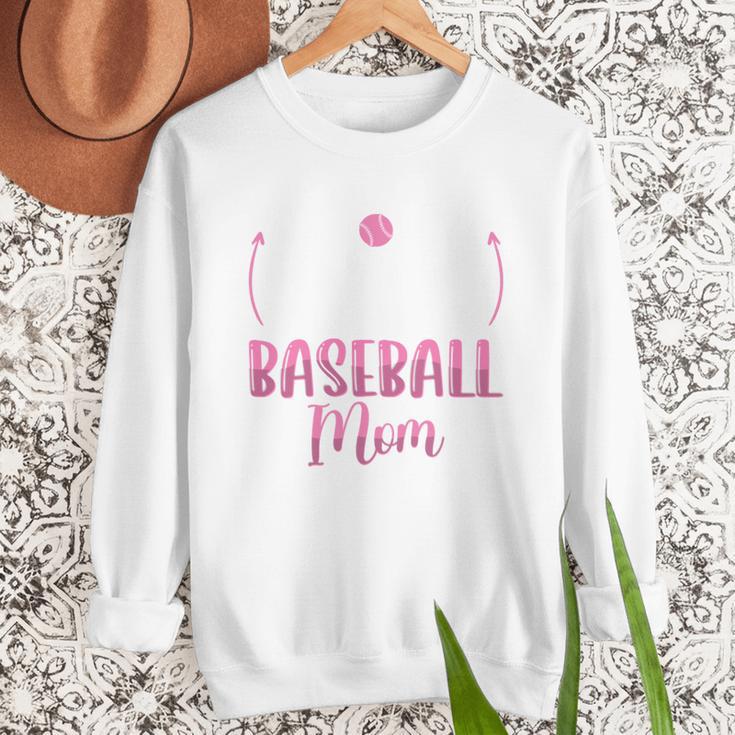 Baseball Mom -This Is What Basketball Mom Looks Like Women Crewneck Sweatshirt