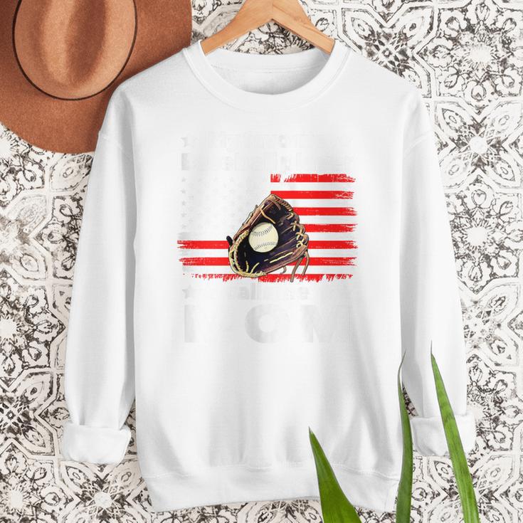 My Baseball Player Calls Me Mom Baseball Mom Women Crewneck Sweatshirt My Baseball Player Calls Me Mom Baseball Mom Women Crewneck Sweatshirt