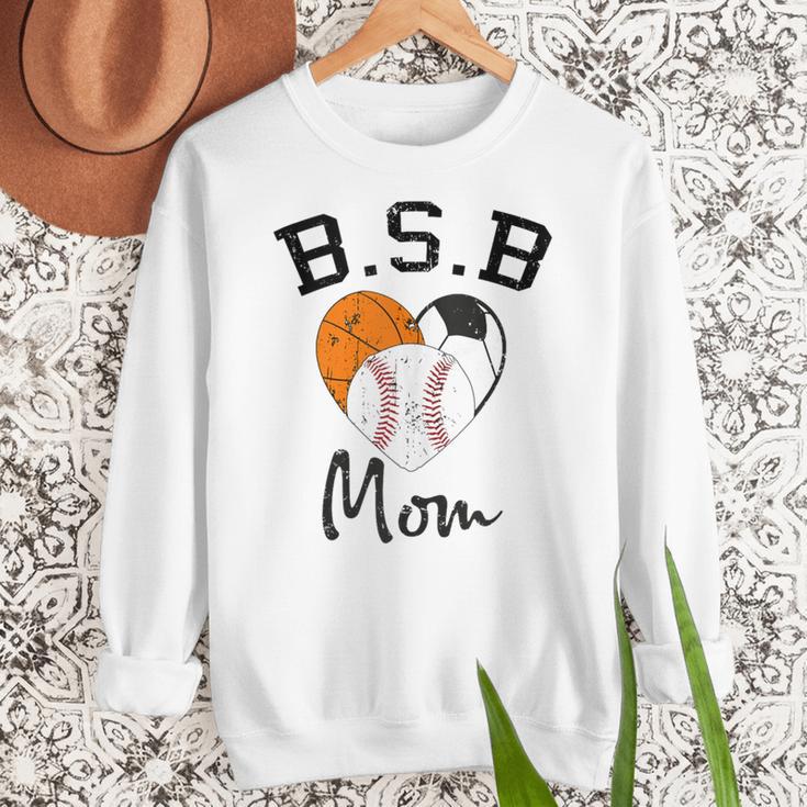 Basketball Soccer Baseball Mom For Women Women Crewneck Sweatshirt Basketball Soccer Baseball Mom For Women Women Crewneck Sweatshirt