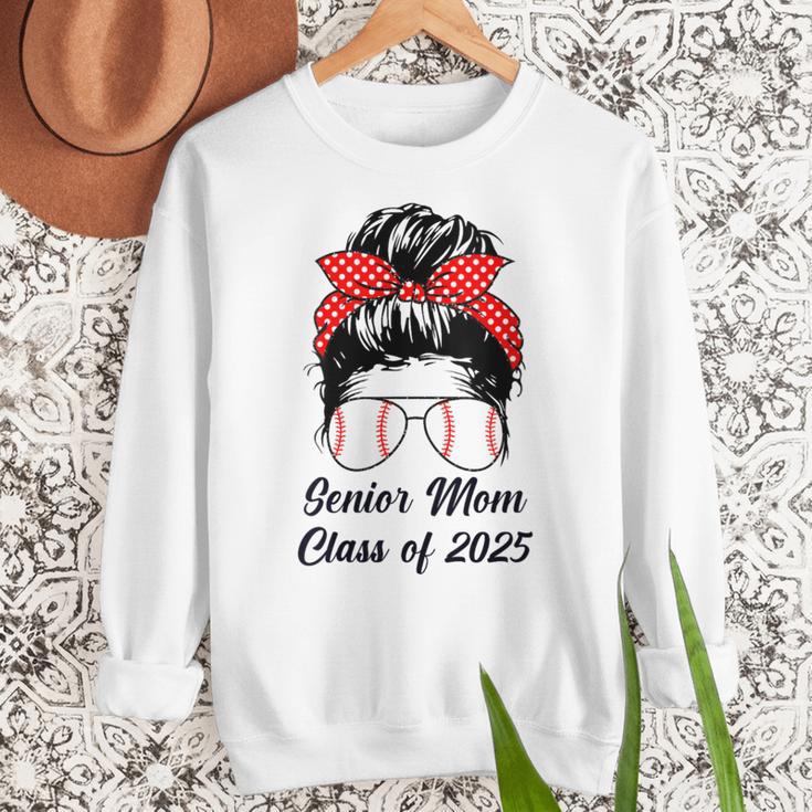 Class Of 2025 Baseball Mom Senior Graduation Graduate Women Women Crewneck Sweatshirt