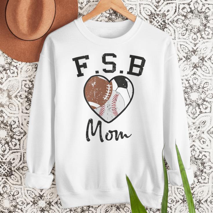 Football Soccer Baseball Mom For Women Women Crewneck Sweatshirt Football Soccer Baseball Mom For Women Women Crewneck Sweatshirt