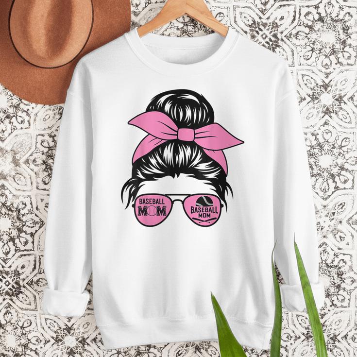 Mother Day Mama Retro Mama Mommy Baseball Mom Women Crewneck Sweatshirt Mother Day Mama Retro Mama Mommy Baseball Mom Women Crewneck Sweatshirt