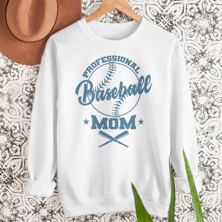 Professional Baseball Mom Team Sports Women Crewneck Sweatshirt Professional Baseball Mom Team Sports Women Crewneck Sweatshirt