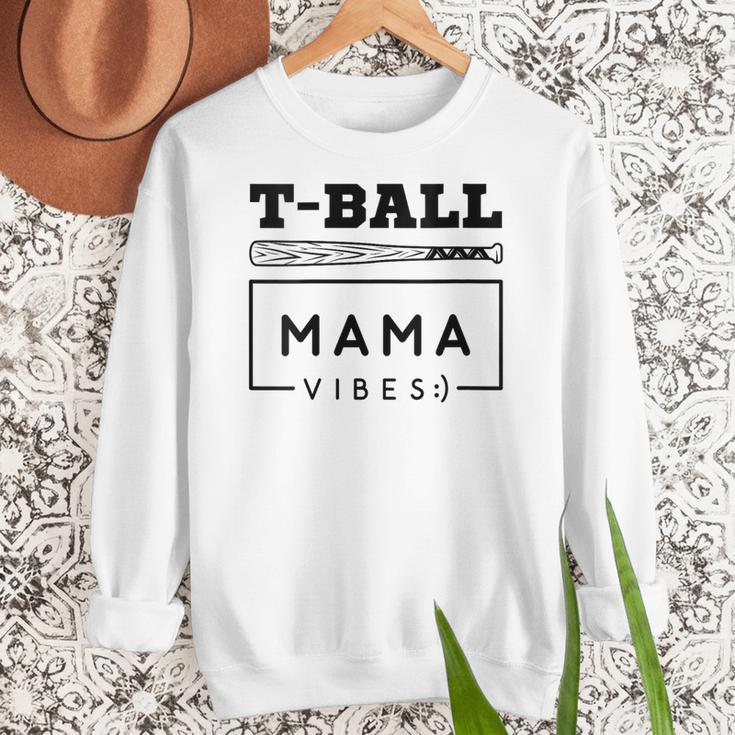 T-Ball Baseball Mom Teeball Mom Mother's Day 2024 Women Crewneck Sweatshirt T-Ball Baseball Mom Teeball Mom Mother's Day 2024 Women Crewneck Sweatshirt