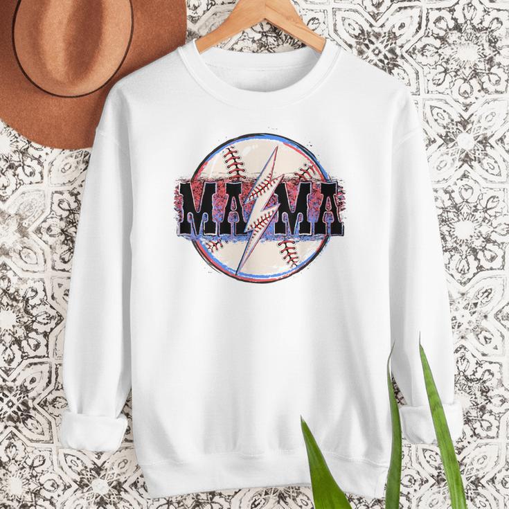 T Ball Mama Baseball Mama Baseball Mom Women Crewneck Sweatshirt T Ball Mama Baseball Mama Baseball Mom Women Crewneck Sweatshirt