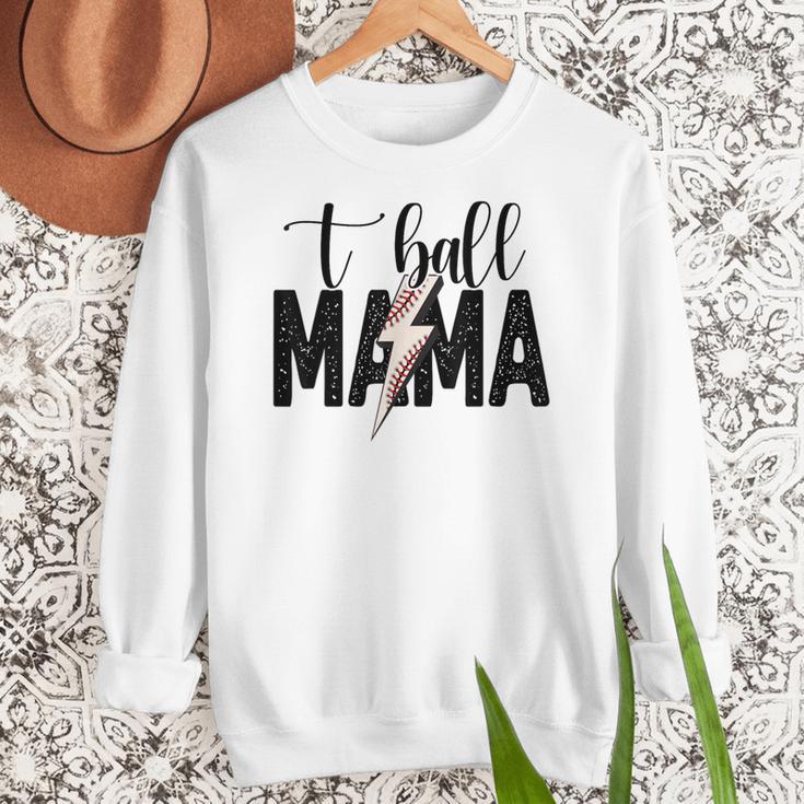 T-Ball Mama Baseball Mama Baseball Mom Women Crewneck Sweatshirt T-Ball Mama Baseball Mama Baseball Mom Women Crewneck Sweatshirt