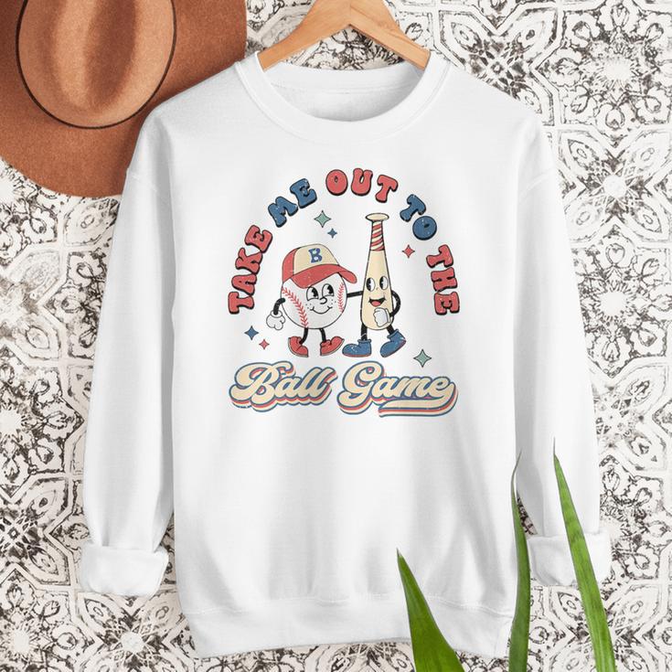 Vintage Baseball Mom Retro Style Tee For Proud Moms Women Crewneck Sweatshirt Vintage Baseball Mom Retro Style Tee For Proud Moms Women Crewneck Sweatshirt