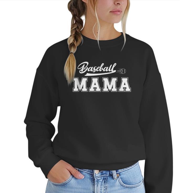 Baseball Mom Design Women Crewneck Sweatshirt