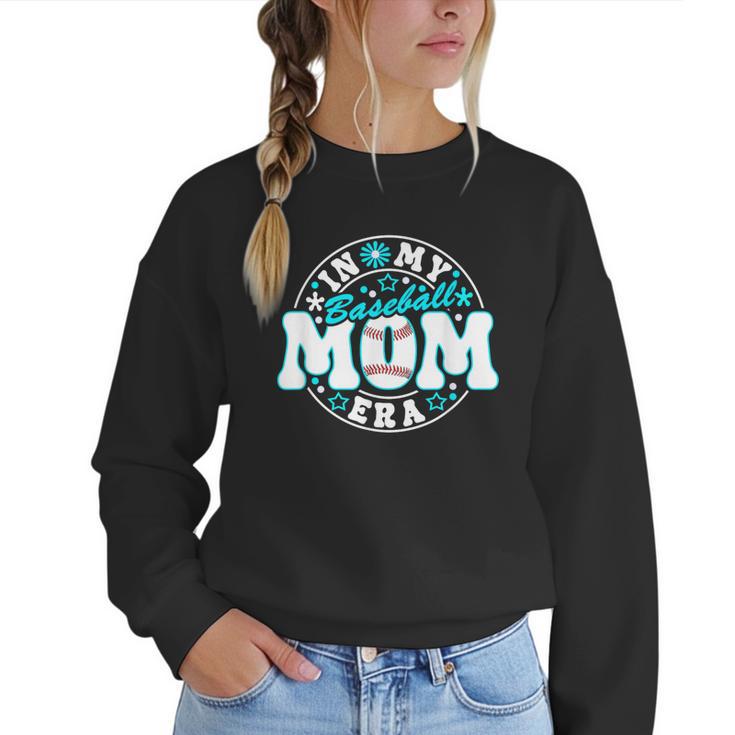 Baseball Mom Era Game Day Women's Women Crewneck Sweatshirt