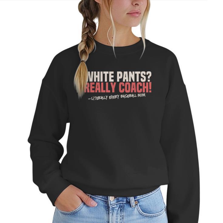Baseball Mom Mama Baseball Lover Women Crewneck Sweatshirt
