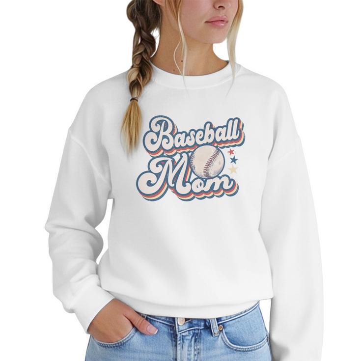 Baseball Mom Squad Women Crewneck Sweatshirt