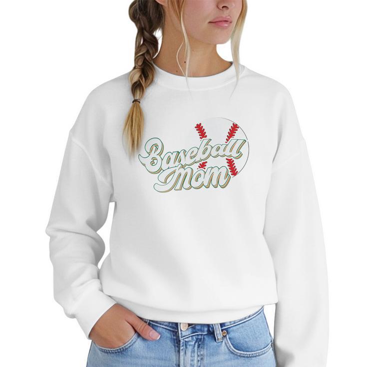 Baseball Mom's Favorite Game Day Premium Women Crewneck Sweatshirt