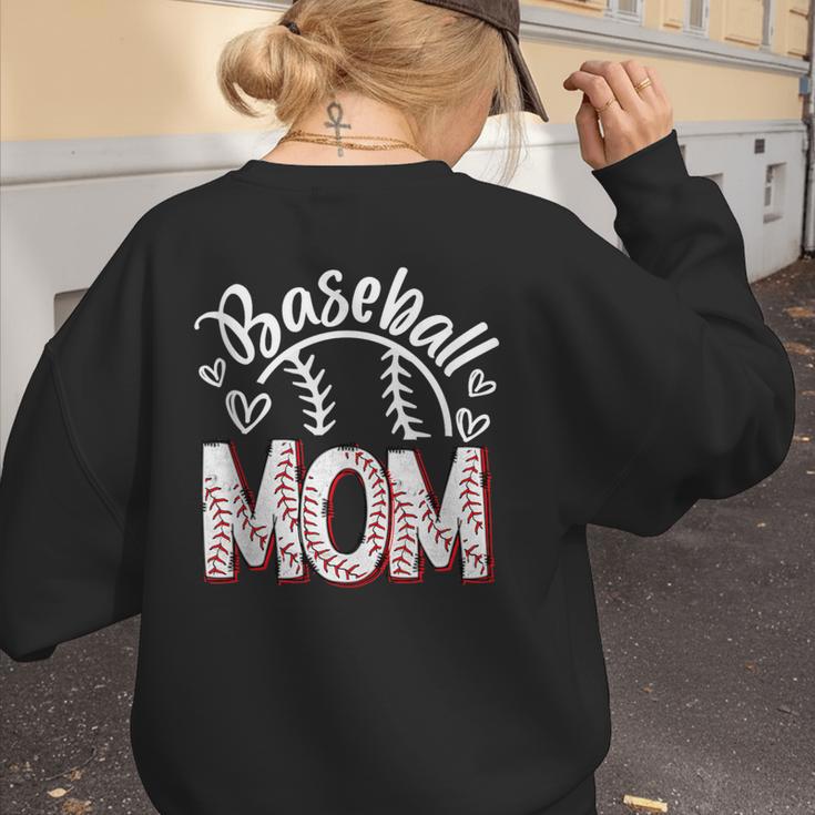 Baseball Mom Cute Baseball Mama Proud Senior Baseball Player Women's Sweatshirt Back Print Baseball Mom Cute Baseball Mama Proud Senior Baseball Player Women's Sweatshirt Back Print