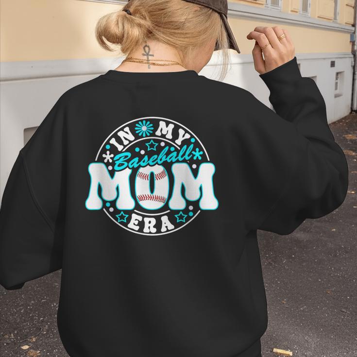 Baseball Mom Era Game Day Women's Women's Sweatshirt Back Print