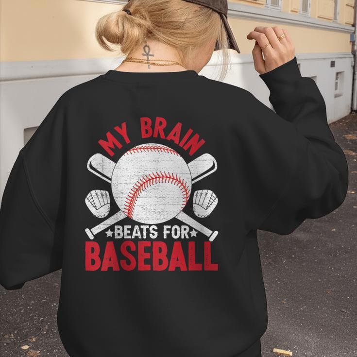 Baseball Mom Meme Quote Women's Sweatshirt Back Print Baseball Mom Meme Quote Women's Sweatshirt Back Print