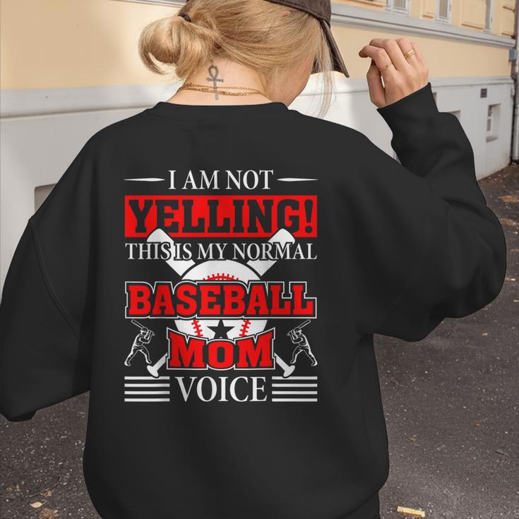 Baseball Mom Baseball Player Baseball Women's Sweatshirt Back Print Baseball Mom Baseball Player Baseball Women's Sweatshirt Back Print