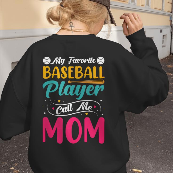 Baseball Mom Quote Vintage Retro Baseball Saying Women's Sweatshirt Back Print Baseball Mom Quote Vintage Retro Baseball Saying Women's Sweatshirt Back Print