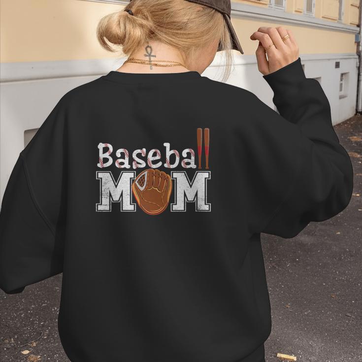 Baseball Sister Shirts For Girls Mother's Day Baseball Mom Women's Sweatshirt Back Print Baseball Sister Shirts For Girls Mother's Day Baseball Mom Women's Sweatshirt Back Print