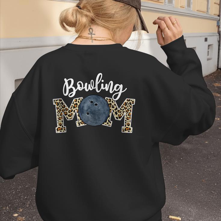 Bowling Mom Dance Mom Baseball Mom Mother Day Women's Sweatshirt Back Print