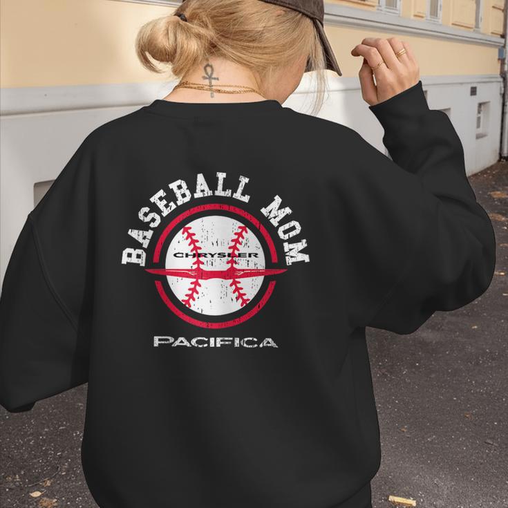 Chrysler Pacifica Baseball Mom Women's Sweatshirt Back Print Chrysler Pacifica Baseball Mom Women's Sweatshirt Back Print