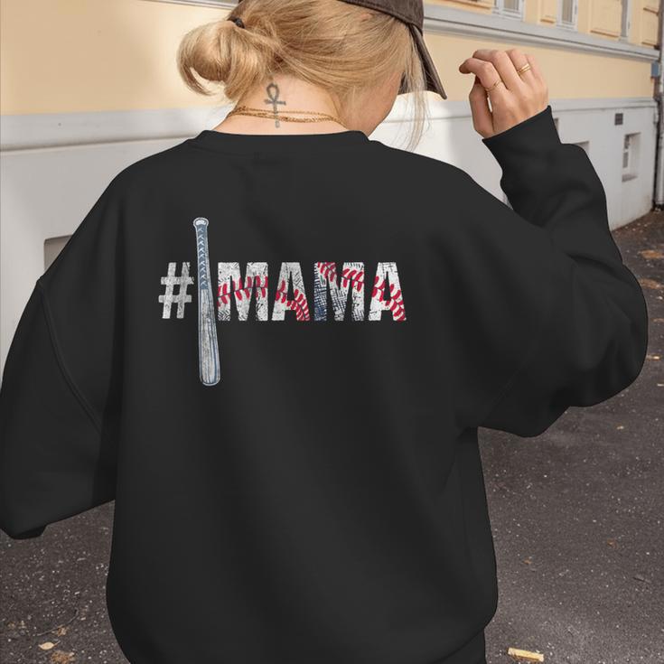 Number One Baseball Mom For Mothers Day Baseball Mama Women's Sweatshirt Back Print Number One Baseball Mom For Mothers Day Baseball Mama Women's Sweatshirt Back Print