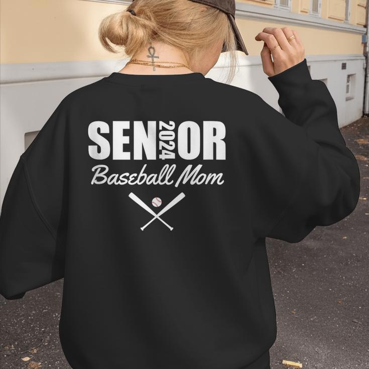 Senior Baseball Mom 2024 Team Parent Helper Class Of 2024 Women's Sweatshirt Back Print Senior Baseball Mom 2024 Team Parent Helper Class Of 2024 Women's Sweatshirt Back Print