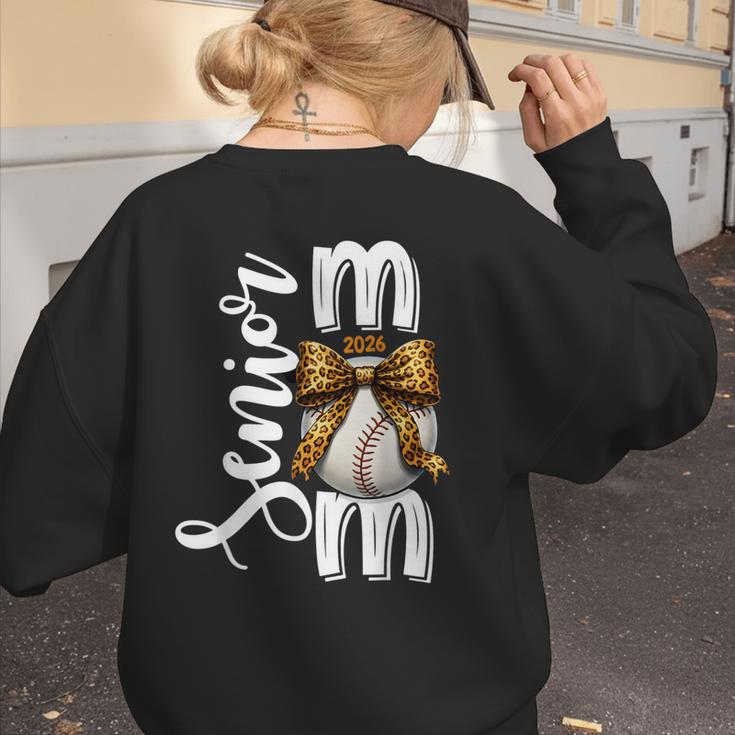 Senior Baseball Mom Class Of 2026 Player Graduation Grad Women's Sweatshirt Back Print Senior Baseball Mom Class Of 2026 Player Graduation Grad Women's Sweatshirt Back Print