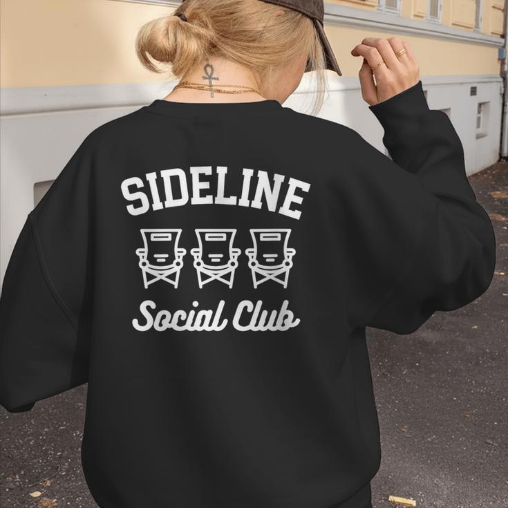 Sideline Social Club Baseball Mom 2024 Mother's Day Women's Sweatshirt Back Print Sideline Social Club Baseball Mom 2024 Mother's Day Women's Sweatshirt Back Print