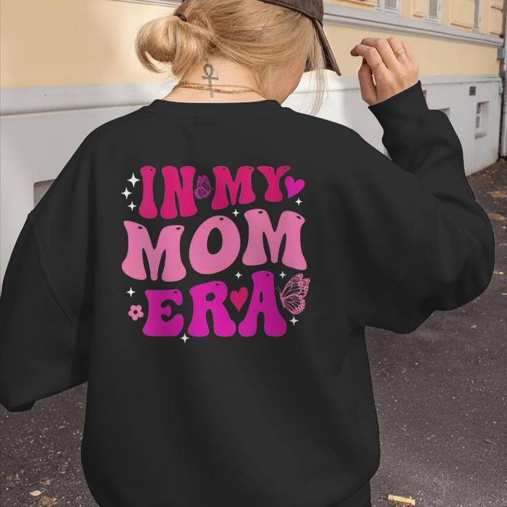In My T-Ball Mom Era Leopard Baseball Mom Groovy Women's Sweatshirt Back Print In My T-Ball Mom Era Leopard Baseball Mom Groovy Women's Sweatshirt Back Print