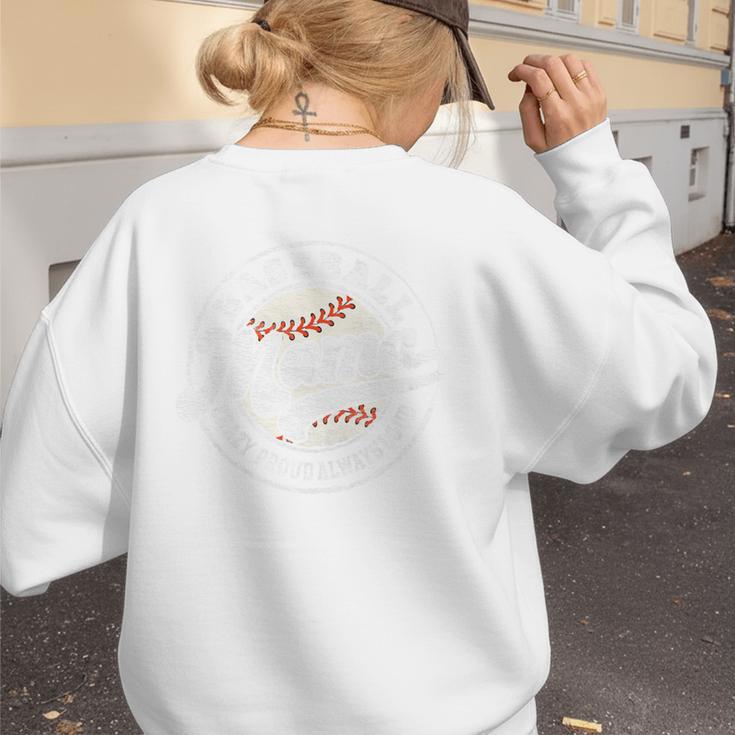 Baseball Mama Baseball Mom Matching Family Crazy Proud Premium Women's Sweatshirt Back Print Baseball Mama Baseball Mom Matching Family Crazy Proud Premium Women's Sweatshirt Back Print